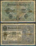 Berlin 5 Mark 1917 Darlehenskassenschein Biljet r-69 jdu Bil, Postzegels en Munten, Bankbiljetten | Europa | Niet-Eurobiljetten