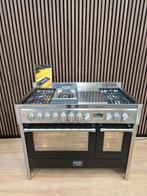 Luxe Solitaire Fornuis Rvs zwart 120 cm (Gratis bezorgen), Witgoed en Apparatuur, Fornuizen, 60 cm of meer, Ophalen of Verzenden