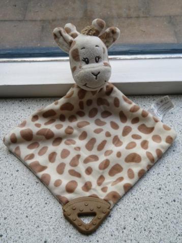 Knuffeldoek giraffe of giraf merk Toys met bruin bijtstuk beschikbaar voor biedingen