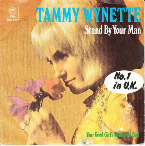 tammy wynette - stand by your man (1975), Cd's en Dvd's, Vinyl Singles, Single, Pop, 7 inch, Ophalen of Verzenden
