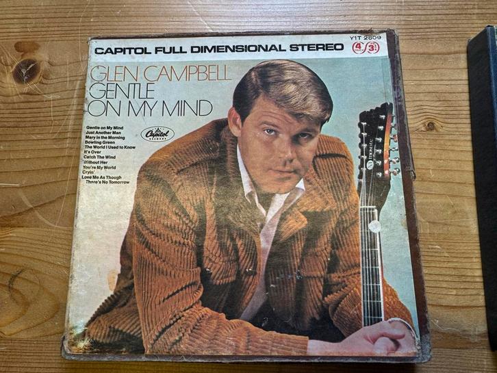 Reel to Reel tape orig usa release Glen Campbell - gentle on, Audio, Tv en Foto, Bandrecorders, Onderdeel, Ophalen of Verzenden