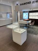 Moderne Winkelvitrine met Glazen Planken, Huis en Inrichting, Nieuw, Minder dan 100 cm, 25 tot 50 cm, 50 tot 100 cm