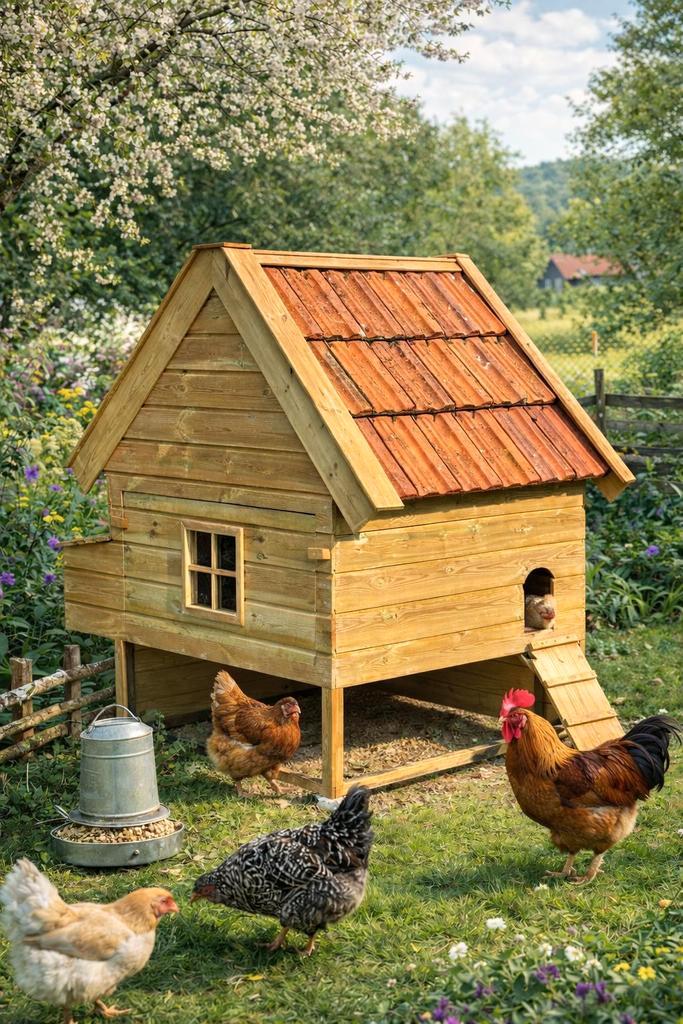 Paas korting t/m 2e paasdag 100,- korting per hok, Dieren en Toebehoren, Pluimvee | Toebehoren, Nieuw, Kippenhok of Kippenren