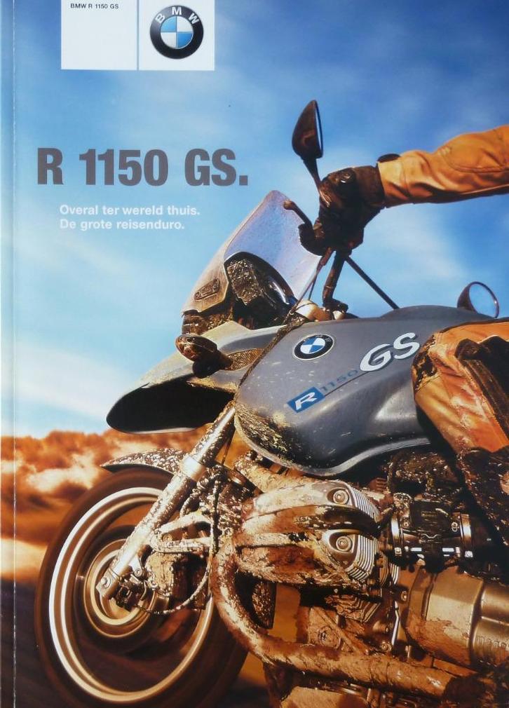 Folder BMW R 1150 GS + Bijlage 10/ 2001, Motoren, Handleidingen en Instructieboekjes, BMW, Ophalen of Verzenden