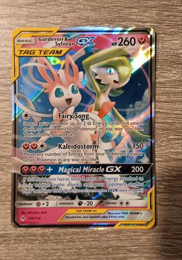 Gardevoir & Sylveon GX tagteam Unbroken Bonds beschikbaar voor biedingen