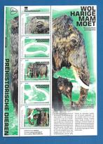 Prehistorische dieren, wolharige mammoet (postzegelvel), Postzegels en Munten, Verzenden, Na 1940, Postfris
