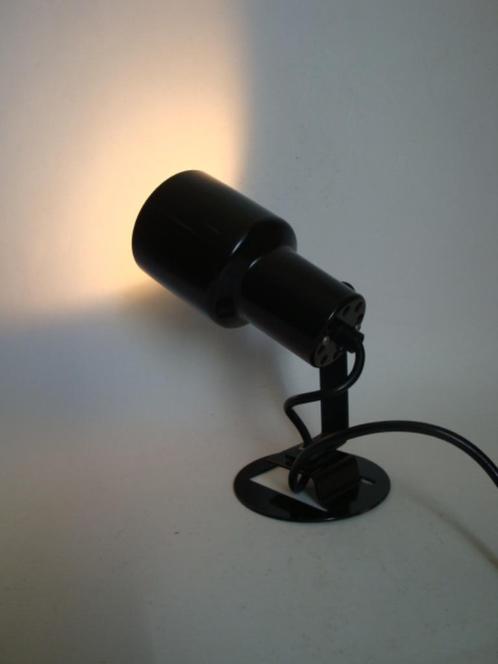 vintage philips spot zwart bruin metaal wandlamp nws 84/42, Huis en Inrichting, Lampen | Spots, Gebruikt, Metaal of Aluminium