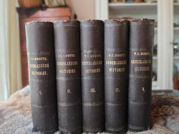  P.C.HOOFTS. serie  1845 Historiën 5 delig compl. beschikbaar voor biedingen