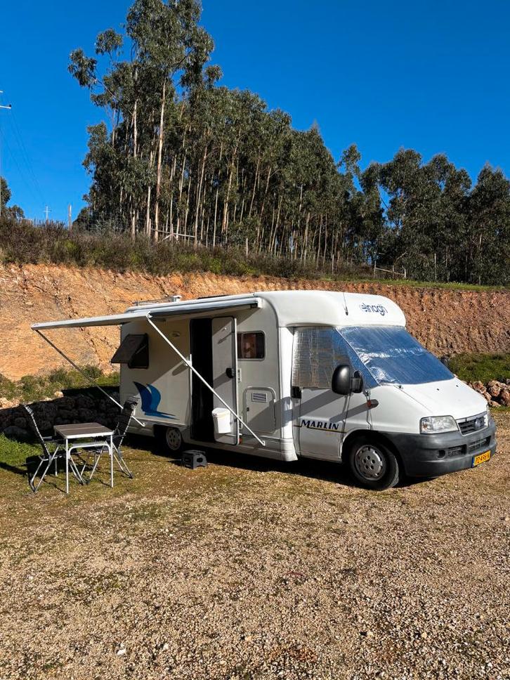 Camper Elnagh Marlin Slim 2 | Fiat Ducato 2.8 JTD | Off-grid, Caravans en Kamperen, Campers, Particulier, tot en met 4, Half-integraal
