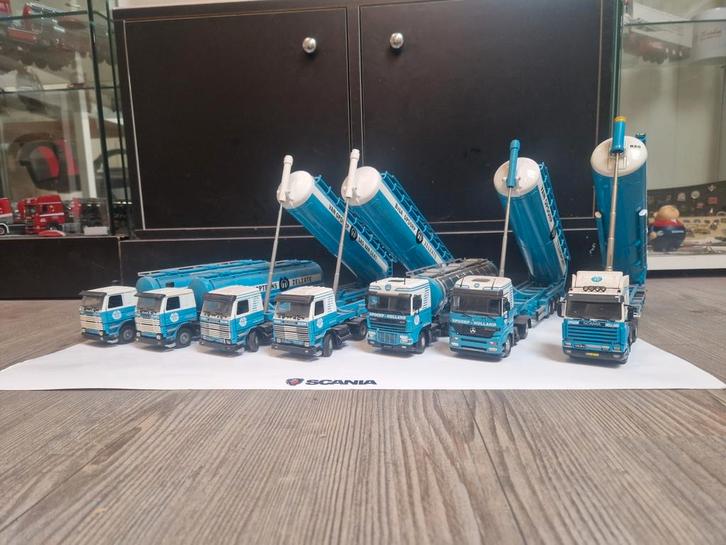 Tekno / wsi set van opdorp, Hobby en Vrije tijd, Modelauto's | 1:50, Zo goed als nieuw, Bus of Vrachtwagen, Tekno, Ophalen of Verzenden