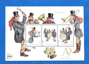 Anton Pieck – De Fanfare (postzegelvel)    beschikbaar voor biedingen