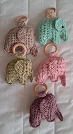 Bijtring olifant met knijp piepertje 5 stuks, Kinderen en Baby's, Kraamcadeaus en Geboorteborden, Verzenden, Nieuw
