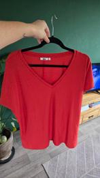 Rood oranje WE fashion t-shirt, v-hals, maat xxl, WE, Maat 46/48 (XL) of groter, Ophalen of Verzenden, Zo goed als nieuw