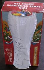 Het Coca Cola uefa euro 2008 glas voetbal Coca-Cola in doos, Nieuw, Frisdrankglas, Ophalen of Verzenden