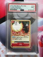 One Piece Flame Emperor OP-03 Promo Japanse PSA 9, Ophalen of Verzenden, Nieuw, Losse kaart