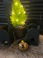 Houten zwarte windlichten stoer en sober heel mooi, Diversen, Ophalen, Zo goed als nieuw