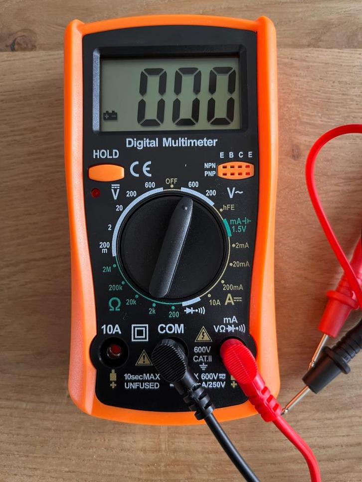 Digitale multimeter - nieuw, Doe-het-zelf en Verbouw, Elektra en Kabels, Nieuw, Overige typen, Ophalen of Verzenden