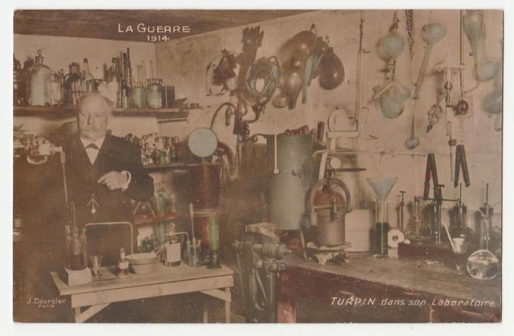 Eugene Turpin.  Chemicus.  Uitvinder mélenite.  1e W.O., Verzamelen, Ansichtkaarten | Themakaarten, Ongelopen, Voor 1920, Overige thema's