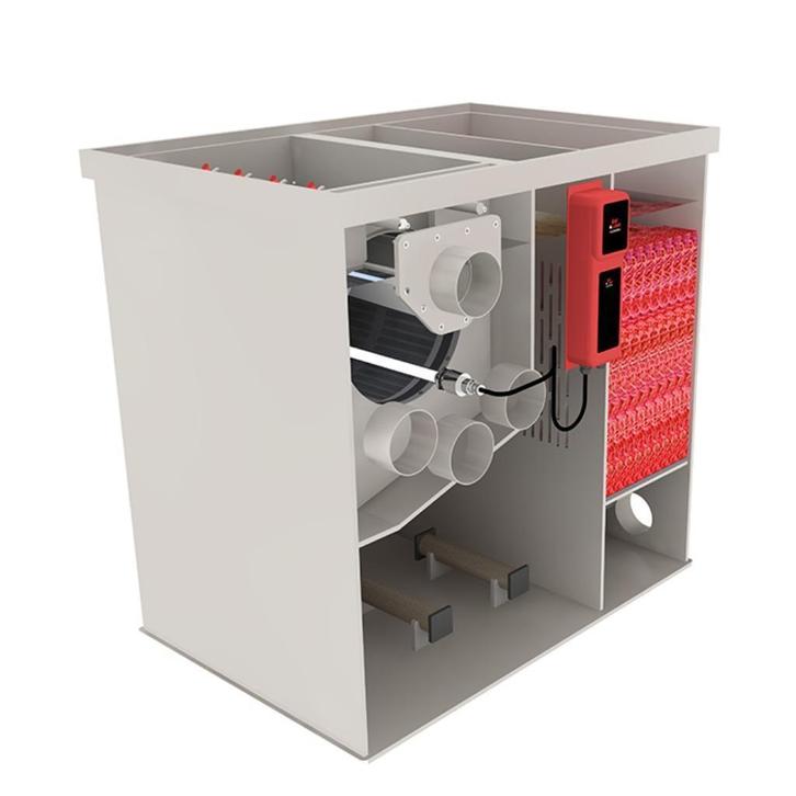 Red label inline combi trommel koivijver PLUG&PLAY, Dieren en Toebehoren, Vissen | Vijvervissen, Karper of Koi