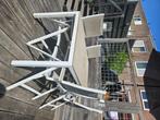 GRATIS af te halen; tuinset tafel met vier stoelen, Tuin en Terras, Tuinsets en Loungesets, Ophalen, Gebruikt, 4 zitplaatsen, Tuinset