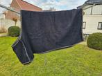 Wollen deken donkerblauw 185, Ophalen of Verzenden, Gebruikt, Deken