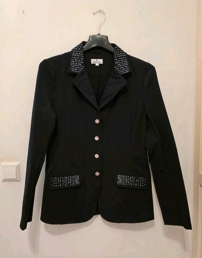 Busse dames softshell wedstrijd jasje jas zwart strass 42, Dieren en Toebehoren, Paardrijkleding, Zo goed als nieuw, Dames, Ophalen of Verzenden