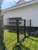 Poort plus hekwerk (1.40 hoog), Tuin en Terras, Tuinhekken en Hekwerk, Ophalen, Gebruikt, Dubbelstaafmat hekwerk