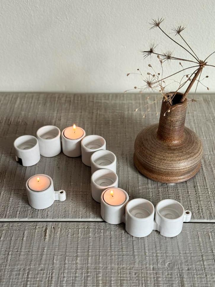 Ikea PS Varmeljushallare waxinelichthouders Ehlen Johansson, Antiek en Kunst, Antiek | Kandelaars, Keramiek of Aardewerk, Ophalen