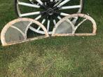 2 Stalraam half rond raam brocante curiosa, Ophalen, Gebruikt, Minder dan 80 cm, Minder dan 80 cm