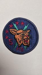 Patch / batch / embleem  5th Fighter Interceptor Squadron, Verzamelen, Luchtvaart en Vliegtuigspotten, Ophalen of Verzenden, Nieuw