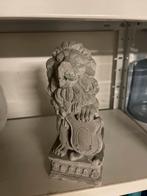 GRATIS OPHALEN Cement Leeuwenbeeld, Tuin en Terras, Ophalen, Gebruikt, Beton, Dierenbeeld