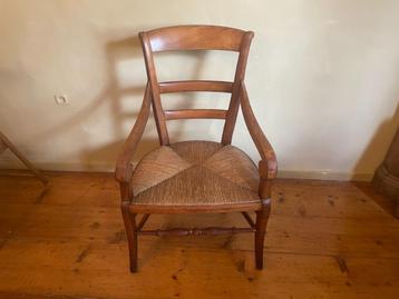 Boeren Biedermeier 1880 stoel fauteuil met armleuningen Fr. beschikbaar voor biedingen