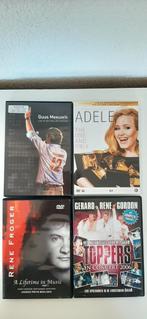 4 Muziek DVD's - Adele-Guus Meeuwis-Rene Froger- Toppers, Alle leeftijden, Ophalen of Verzenden, Zo goed als nieuw, Muziek en Concerten
