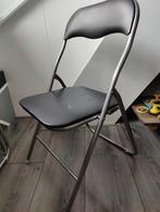 Klapstoel zwart (2 stuks), Ophalen, Gebruikt, Zwart