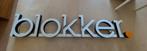 BLOKKER grote reclame blokletters van winkelpand, Ophalen, Gebruikt, Reclamebord