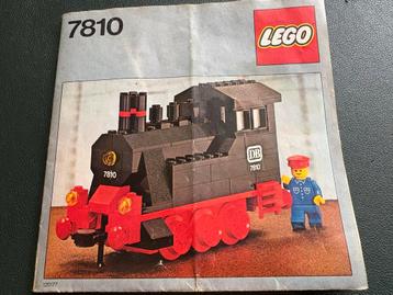 Lego trein instructie boekje uit set 7810 beschikbaar voor biedingen