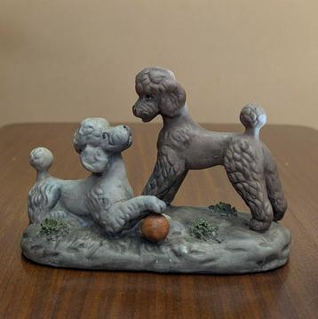 Vintage Porseleinen Poedels - Gaaf & Bijzonder beschikbaar voor biedingen