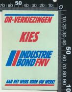 Sticker: FNV - OR Verkiezingen (2), Verzenden, Zo goed als nieuw, Bedrijf of Vereniging