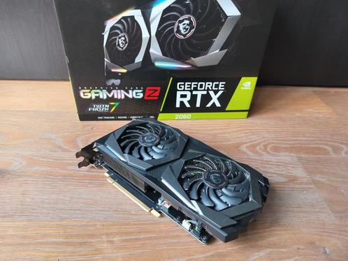 MSI RTX 2060 6GB DDR6 Gaming Z RGB editie, Computers en Software, Videokaarten, Zo goed als nieuw, Ophalen of Verzenden