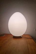 Eilamp egglamp groot wit tafellamp zeer mooie staat zeldzaam, Huis en Inrichting, Lampen | Tafellampen, Ophalen, Gebruikt, Minder dan 50 cm