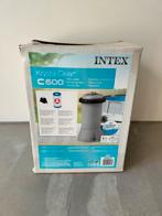 Intex zwembadpomp C600 incl. zon opwarm mat, Ophalen, Gebruikt, Filter
