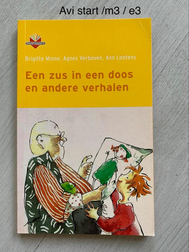 Een Zus in een Doos - AVI Start / M3 / E3, Boeken, Kinderboeken | Jeugd | onder 10 jaar, Gelezen, Sprookjes, Ophalen of Verzenden