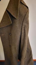 Vintage heren jas van zuiver scheerwol, Ophalen, Gedragen, Maat 56/58 (XL), Bruin