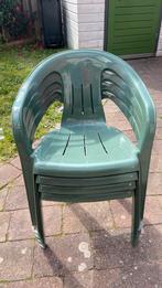 Jardin, groene kuipstoelen, Tuin en Terras, Ophalen, Gebruikt, Kunststof