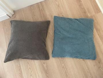 Grijze en blauwe kussens gratis
