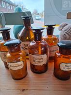 Oude apothekersflesjes, Ophalen, Gebruikt