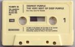 Cassettebandje Deep Purple - The Very Best Of, Rock en Metal, Gebruikt, Ophalen of Verzenden, 1 bandje