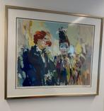 Paul Rouwette clowns gesigneerd en ingelijst, Antiek en Kunst, Kunst | Schilderijen | Klassiek, Ophalen