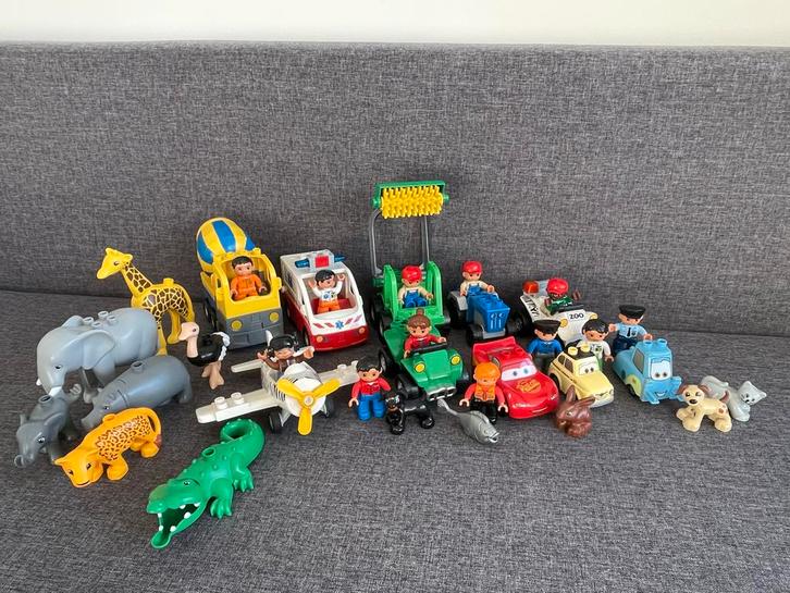 Lego Duplo Set - Zoo, Auto's, Bouwset & Meer!, Kinderen en Baby's, Speelgoed | Duplo en Lego, Gebruikt, Duplo, Complete set, Ophalen of Verzenden