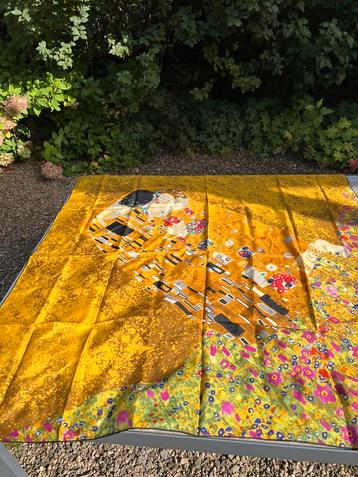 Sjaal Gustav Klimt print, zijde beschikbaar voor biedingen